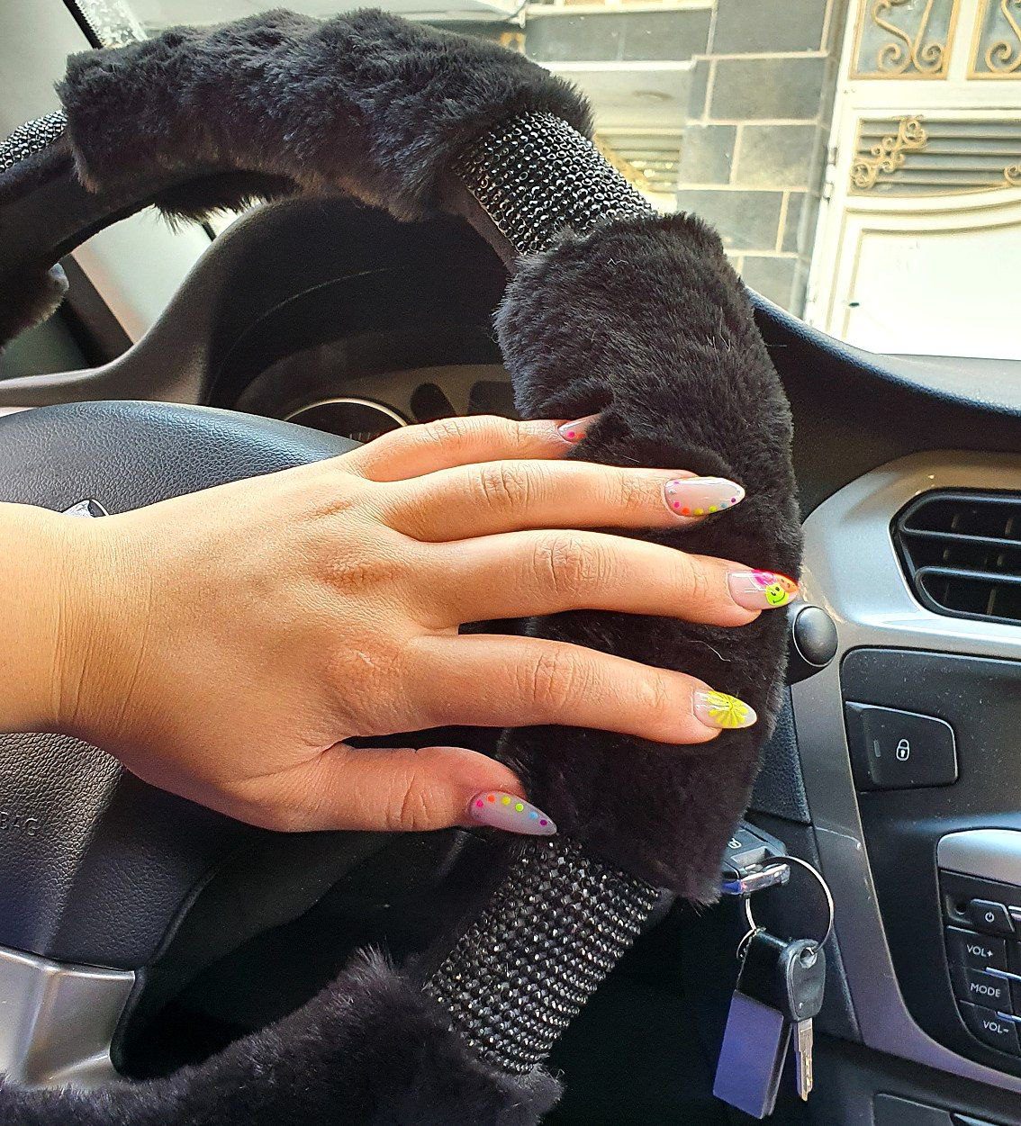 ست 10 تکه دیاموند نگین مشکی و خز مشکی - Image 4